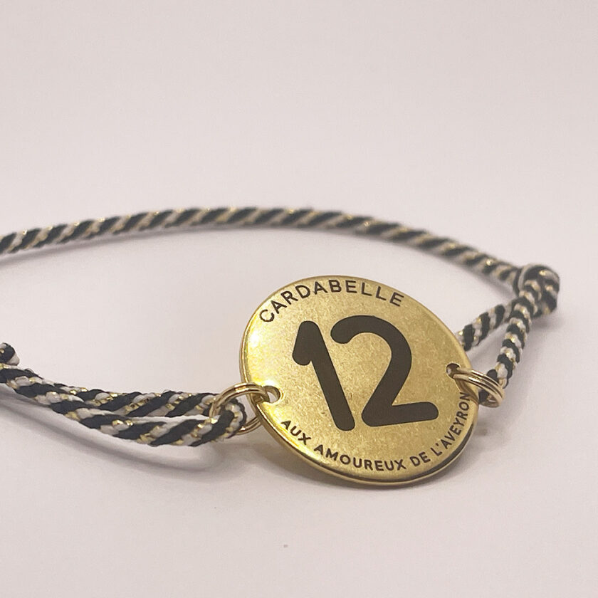 Bracelet 12 Or - Noir, Blanc, Doré – Image 2